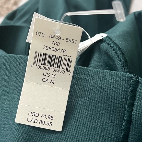 bnwt aerie offline real me xtra bootcut dark green yoga leggings with pockets - Picture 2 of 7